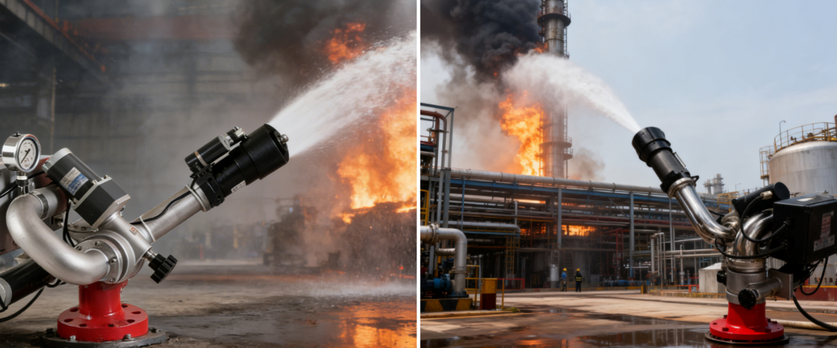 Стационарный монитор пожарной воды