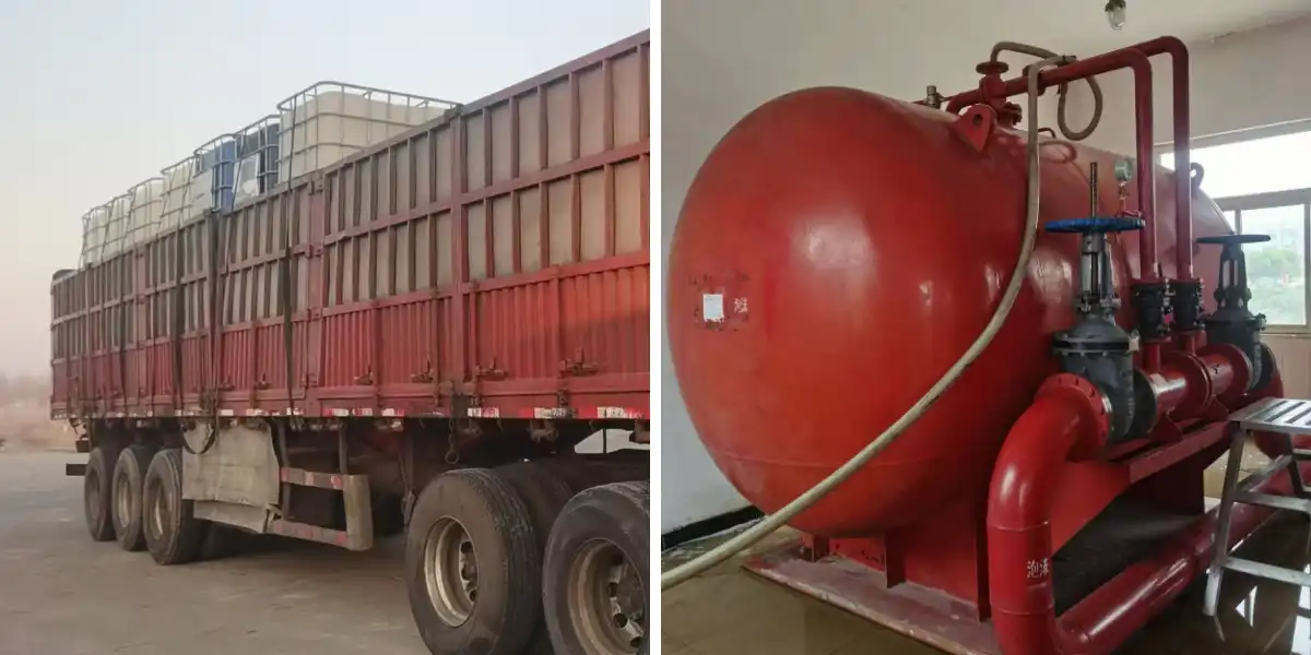 तेल क्षेत्र-विशिष्ट समाधान: डाकिंग सोंगयी कॉम्प्लेक्स स्टेशन अग्निशमन फोम भरने का सफल मामला