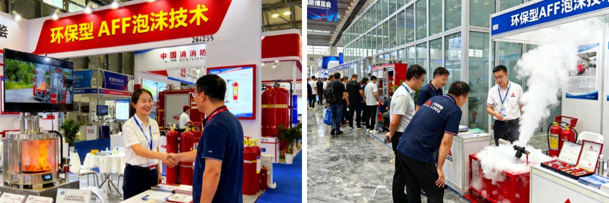 Demostración de sinergia de espuma contra incendios AFFF y sistemas inteligentes contra incendios en la Fire Expo 2025