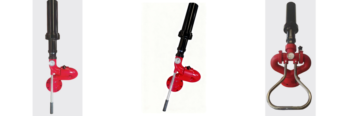 Стационарный пенный монитор воды