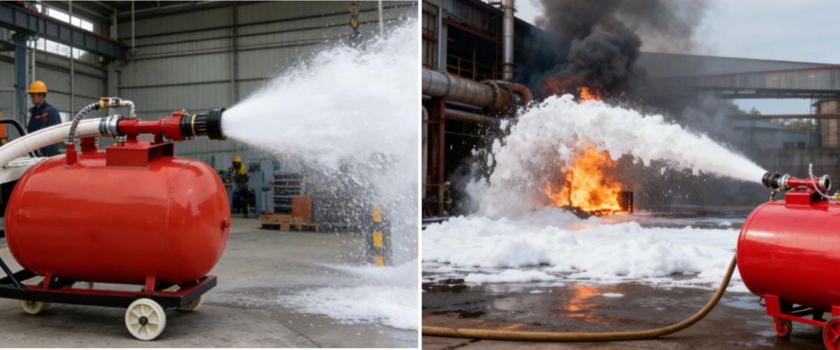 مكافحة الحرائق باستخدام خزانات الرغوة مكافحة الحرائق باستخدام خزانات الرغوة