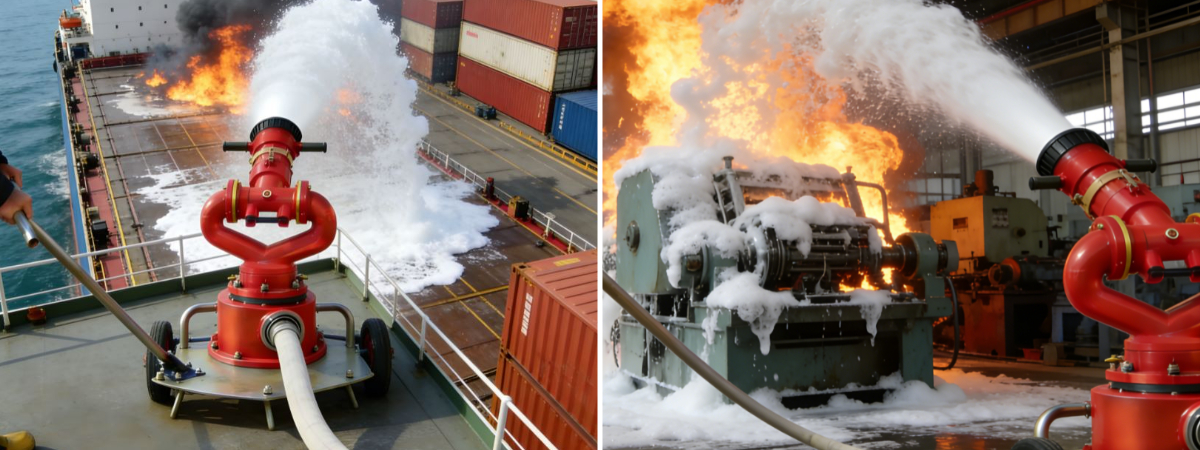 جهاز إطفاء حريق متنقل يعمل برغوة المياه جهاز إطفاء حريق متنقل يعمل برغوة المياه