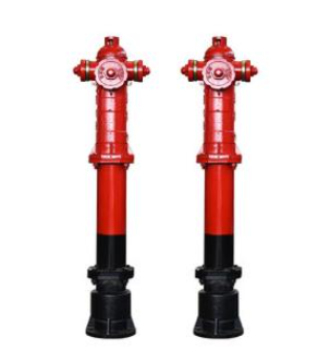 जमीन के ऊपर अग्नि हाइड्रेंट