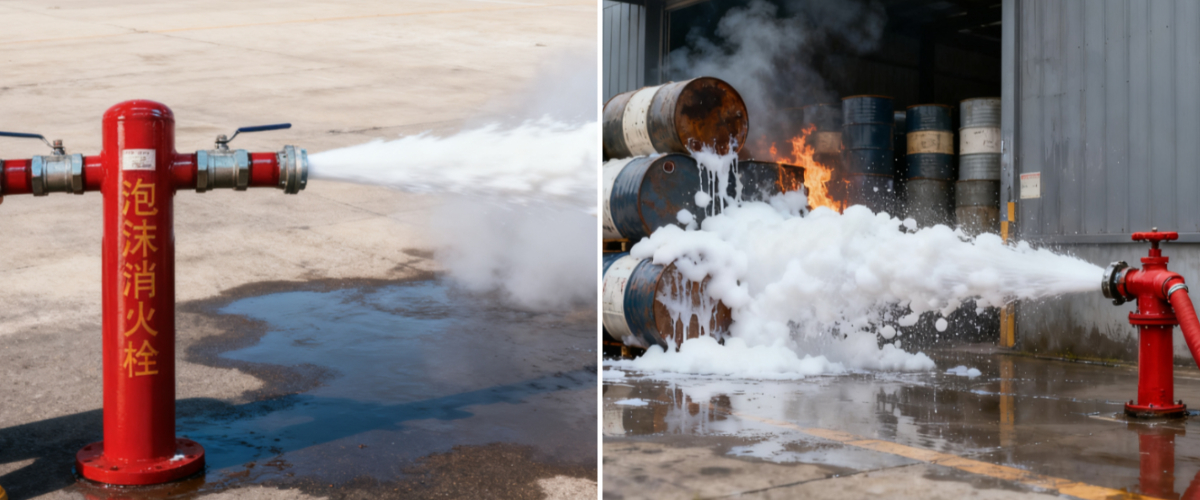 Пенный пожарный гидрант