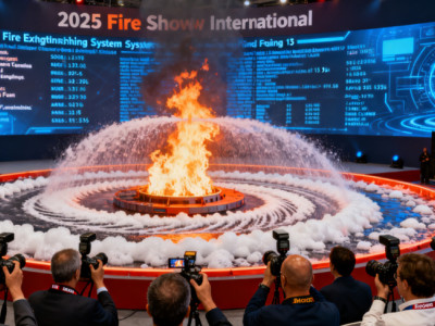 Démonstration en direct d'un système d'extinction d'incendie : la mousse anti-incendie vole la vedette au salon Fire Show 2025