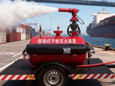 मोबाइल ड्राई पाउडर फायर एक्सटिंग्विशिंग डिवाइस