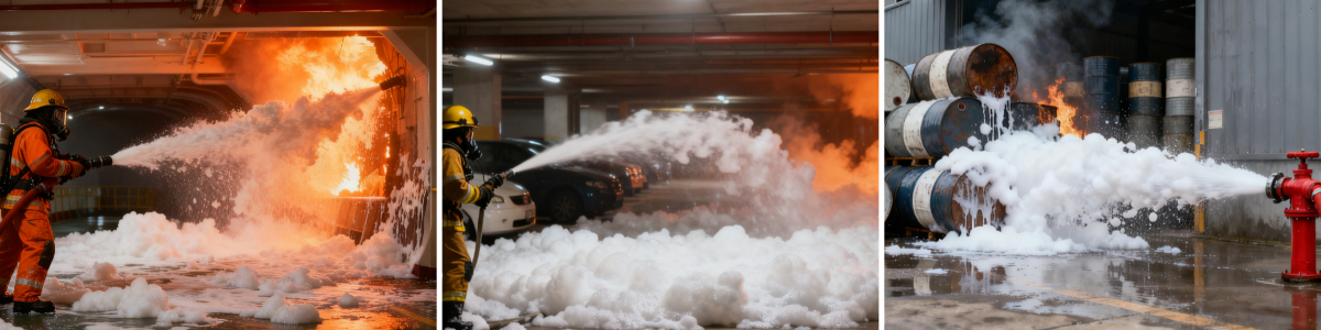 उच्च विस्तार अग्निशमन फोम उच्च विस्तार अग्निशमन फोम
