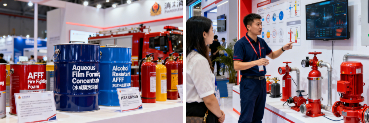 Demo Langsung Sistem Pemadam Kebakaran: Buih Pemadam Kebakaran Mencuri Pertunjukan di Pameran Kebakaran 2025 Demo Langsung Sistem Pemadam Kebakaran: Buih Pemadam Kebakaran Mencuri Pertunjukan di Pameran Kebakaran 2025