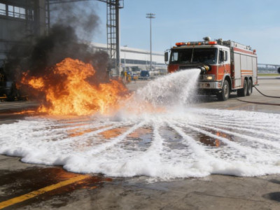 رغوة إطفاء الحرائق