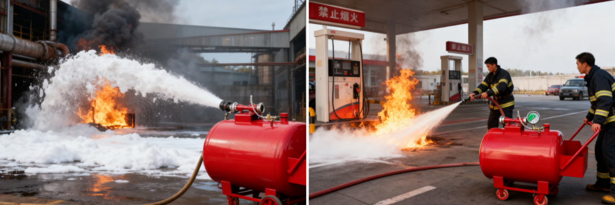 Tangki Buih Pemadam Kebakaran Mudah Alih