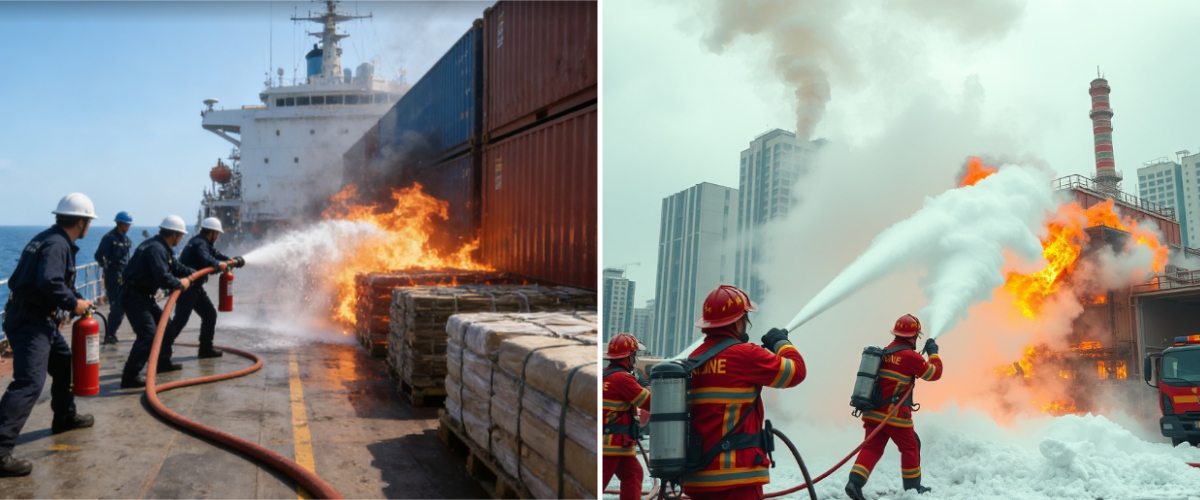 Espuma de combate a incêndios ecológica