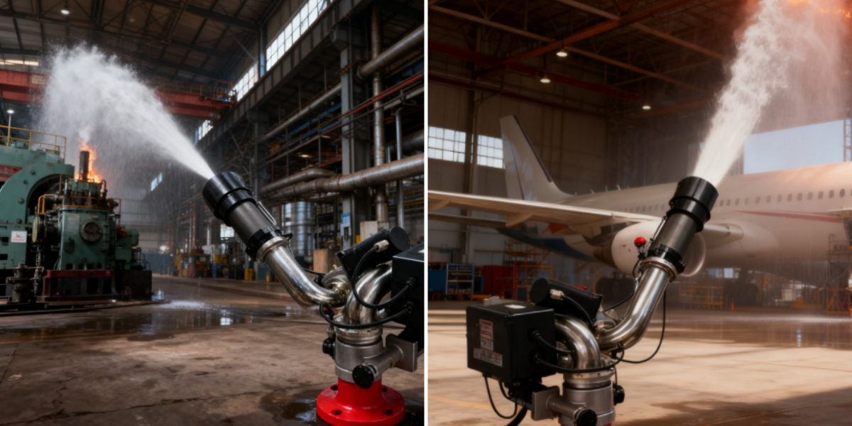 Электрический пожарный монитор