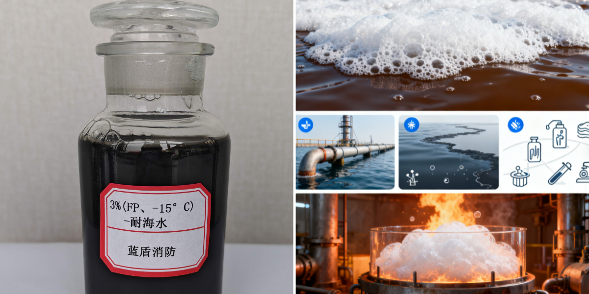 Espuma contra incendios con fluoroptoteína