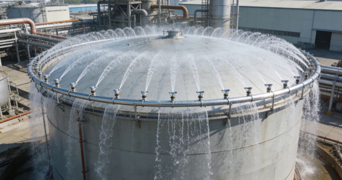 نظام رشاشات الحريق الصناعية